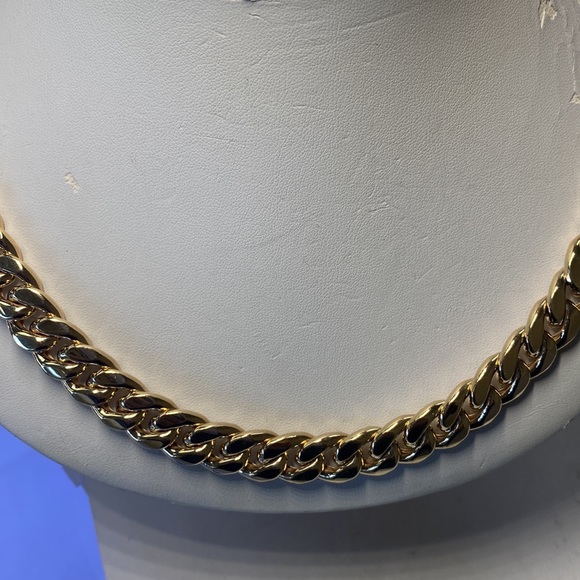 NEW 14K Solid Gold Cuban Necklace 26” - Picture 2 of 8